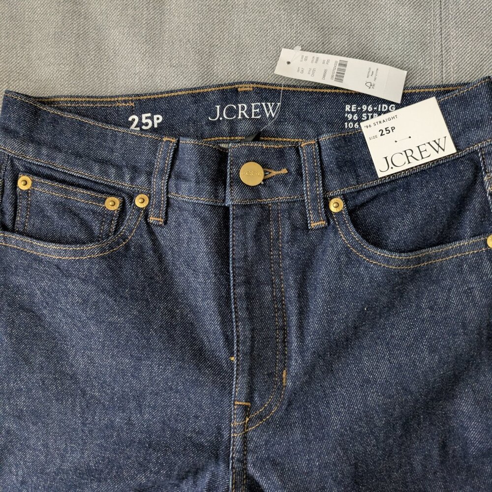 J Crew New Slim-Straight Denim Jean 25 P